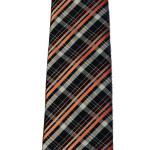 cravatta regimental in lana e seta